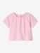 VERTBAUDET Icecat T-shirt met korte mouwen geborduurd lichtroze