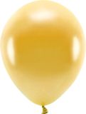 Merkloos / Sans marque Partydeco Sp. Z O. O. Party ballonnen eco/biologisch afbreekbaar - 200x - goud