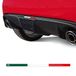 Stripe Abarth Stripe 3D-stickers, driekleurig, Italië, voor trekker 500 Abarth