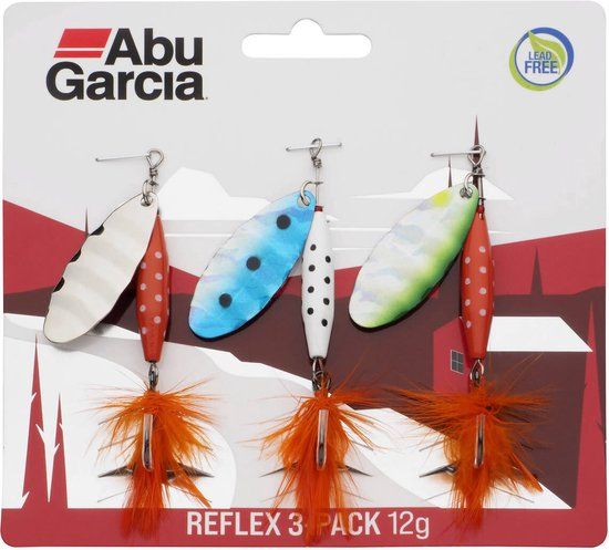 Abu Garcia Reflex 3 Pack Spinners - 7gr - 3 Pieces