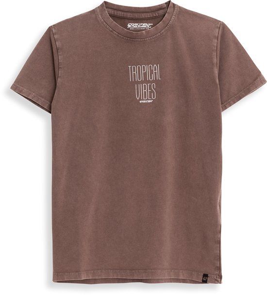 4PRESIDENT T-shirt jongens - Stone gray - Maat 86