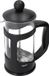 La Cafetière Cafetière Plastique et Verre Noir 3 Tasses 350ml
