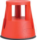 Wedo Rolkruk PP & TPE rood H.met/zonder belasting 420/428mm