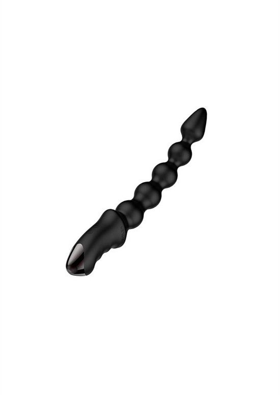 Nexus - Bendz - Buigbare Anaal Vibrator - Zwart - 19 cm - Siliconen