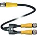 Pepperl+Fuchs 256590 Verteiler und Adapter für Sensoren/Aktoren M12 x 1 Stecker, gerade, Buchse 7 m Polzahl: 4, 4 1 Stück