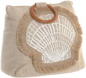 Atmosphera Butée de porte Beachhouse - coquillage - 1 kg - coton - 18 x 11 x 16 cm - nautique / plage