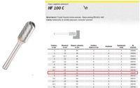 Klingspor HF 100 C Serie Cilindrische Frees 6 mm Diameter WRC Type Voor Metaalbewerking