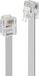 LINDY RJ-12 Telefoonkabel - 2m - Grijs