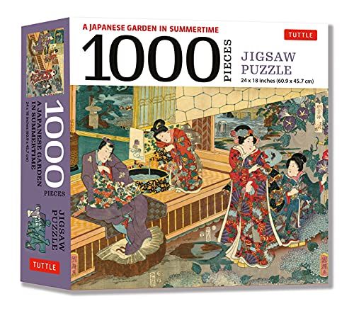 TUTTLE A Japanese Garden in Summertime Jigsaw Puzzle - 1000 pieces /anglais
