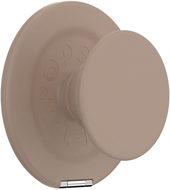 PopSockets PopGrip met Magnetische Ring Kick-Out & Stand - Latte