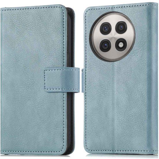 imoshion Hoesje - Geschikt voor OnePlus 13R - Luxe Bookcase - Lichtblauw