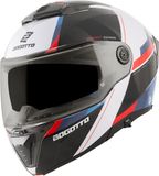 Bogotto FF404 Ezion Systeemhelm - Zwart/Blauw/Rood/Wit - XXL