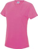 Just Cool Dames sportshirt met korte mouwen 'Cool T' Electric Pink - XS