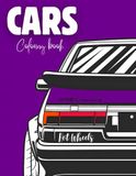 3D Cars Coloring Book: High-Performance Racing and Sports Cars with 3D Typography for kids, Teens, and Adults for Relaxation