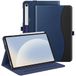 Fintie Hoes voor Samsung Galaxy Tab S9 FE 10,9 inch/Tab S9 11 inch 2023 tablet, Multi-Angle Folio beschermhoes met documentenvak en automatische slaap/waakfunctie, donkerblauw