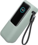 kwmobile Siliconen powerbank hoes voor Anker Power Bank 25000mAh (A1695H11) case - battery case - Powerbank beschermhoes in pastelgroen