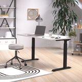 Germania Bureautafel Hermoso | 140 x 80 x 91 cm | Grijs-zwart