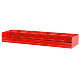 Facom MATRIX SCHUINE LEGPLANKMET 6 VERWIJDERBARE TUSSENSCHOTTEN 1425X375X185MM