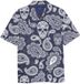 Jack & Jones Resort overhemd Relaxed Fit Korte mouw Viscose Paisley Ocean Cavern M