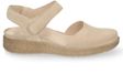 DUREA beige plateau sandalen voor dames, maat 38, suède, klittenbandsluiting