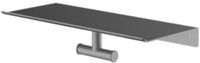 Hotbath &More Dubbele Handdoekhaak - Voor Planchet - Geborsteld Gunmetal PVD