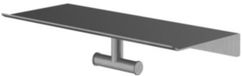 Hotbath &More Dubbele Handdoekhaak - Voor Planchet - Geborsteld Gunmetal PVD
