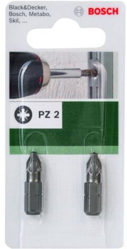 Bosch - Schroefbit Standard PZ PZ 2, 25 mm