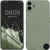 kwmobile telefoonhoesje geschikt voor CMF Phone 1 - Hoesje voor smartphone - Precisie camera uitsnede - In grijsgroen