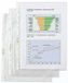 HETZEL documenthoezen A4 transparant, geperforeerd, 100 stuks