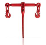 Dolezych Ratelspanner met verkortingshaak voor 8 mm ketting, LC 4000 daN - rood