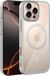 Coverzs clear MagSafe hardcase hoesje geschikt voor iPhone 15 Pro Max (zilver)