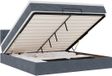 vidaXL - Lit coffre avec matelas - 160x200cm - Velours gris foncé