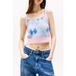 Tommy Hilfiger Tjw Crop Argyle Cami Carnival Rose/multi