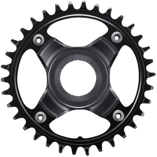 Shimano SM-CRE80 Chainring 12-speed Centerlock - 34T - Black