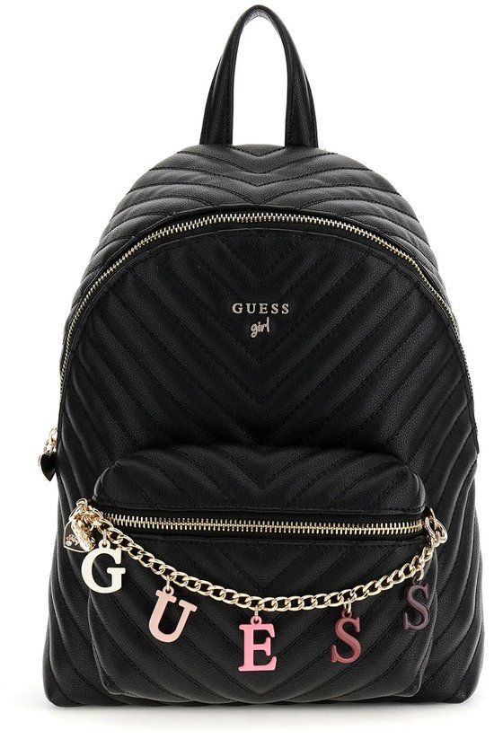 Guess Meisjesrugzak Gestreept Polyurethaan jblk + pink_gradient