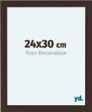 yd. Cadre photo 24x30 cm - MDF - Chêne Foncé - Como