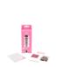 NÉONAIL Flex Gel Press Ons Short Square Set de vernis à ongles