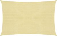 vidaXL Zonnezeil 3x4m HDPE Beige