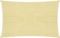 vidaXL Zonnezeil 3x4m HDPE Beige