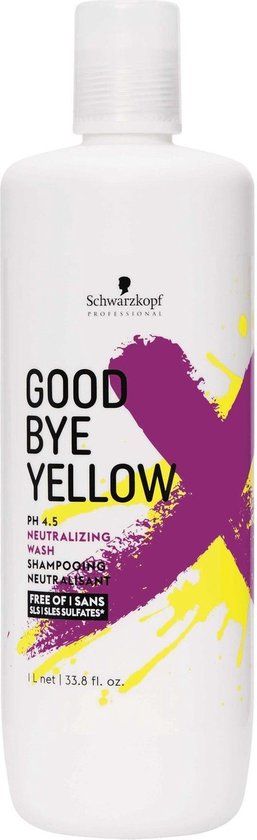 Schwarzkopf Goodbye yellow shampoo 1000ml