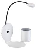 Homemania 5852102 Arles wandlamp, zwart, wit, metaal, PVC, 24 x 40 cm