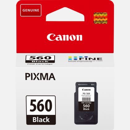 Canon PG-560 - Zwart - Originele inktcartridge - 7.5 ml - 180 pagina's - voor PIXMA TS5350 / TS5351 / TS5352