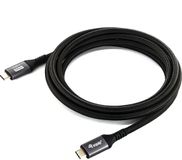 Equip USB-kabel 2 meter USB4 Gen 2x2 USB C Zwart