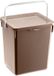 PLASTICFORTE Opbergbox of keuken GFT afval bakje - kunststof - met deksel - beige - 5 Liter - 20 x 17 x 23 cm