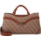 GUESS Dea Girlfriend Satchel Latte Logo Lichtbruin Handtas
