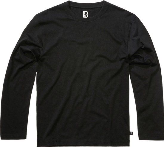 Brandit Premium Heren Shirt met lange mouwen - Zwart - 5XL