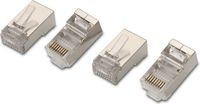 AISENS A138-0293 kabel-connector RJ-45 Roestvrijstaal, Transparant