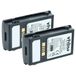 vhbw Lot de 2 batteries compatibles avec Zebra MC3200, MC32N0, MC32N0-S | Scanner de codes-barres POS (5200 mAh, 3,7 V, Li-Ion)