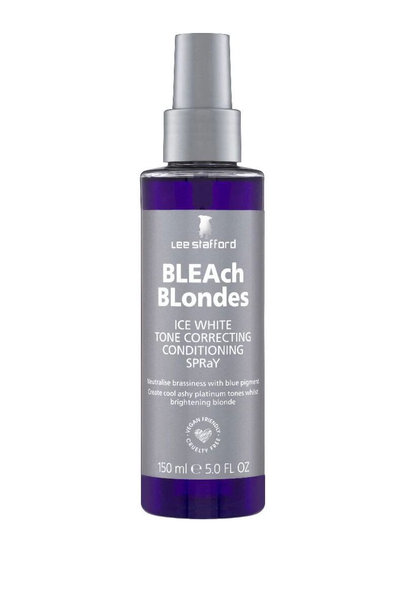 Lee Stafford Bleach Blondes Ice White Tone Correcting Conditioning Spray 150ml