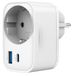 Gembird TA-ACPDQC20-01-W Chargeur rapide universel Blanc